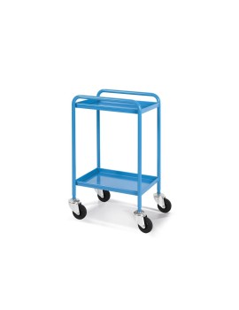 CARRELLO PORTATUTTO A 2 PIANI COMBI L-555mm P-445mm H-845mm BLU RAL 5012 FAMI FCR00210004