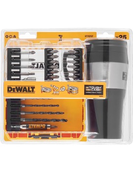 SET 25 PZ. PER FORARE E AVVITARE + TAZZA TERMICA DEWALT DT70707