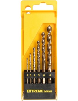 SERIE PUNTE DEWALT A COBALTO 2-8MM PZ 6 DT5940