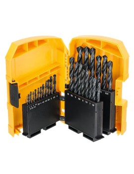 SET PUNTE DA TRAPANO HSS-R IN CASSETTA DI METALLO DEWALT DT5930-QZ